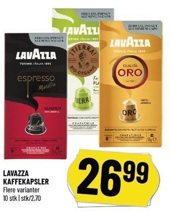 Løvbjerg Lavazza kaffekapsler tilbud