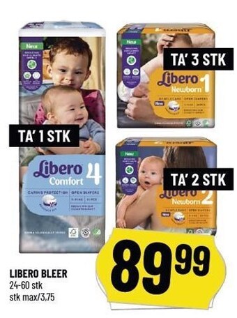 Løvbjerg Libero bleer tilbud