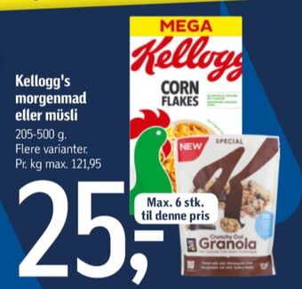 Føtex Kelloggs cornflakes tilbud