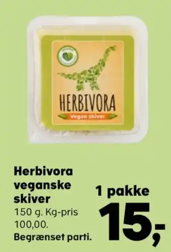 Kvickly Herbivora skiveost tilbud