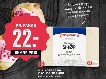 MENY Øllingegaard smør saltet tilbud