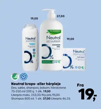 SuperBrugsen Neutral shampoo tilbud