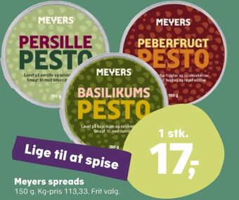 SuperBrugsen Meyers pesto tilbud