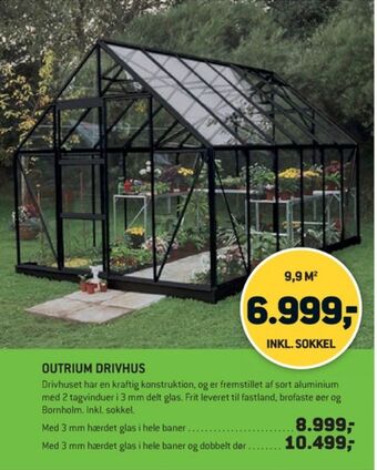 XL-BYG Outrium drivhus tilbud