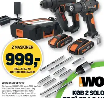 XL-BYG Worx professional værktøjssæt tilbud