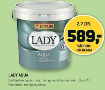 XL-BYG Lady maling tilbud