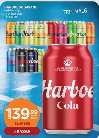 Scandinavian Park Harboe sodavand tilbud