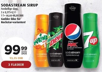 Scandinavian Park Sodastream sirup tilbud