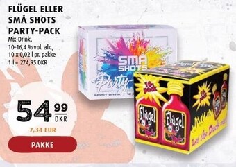 Scandinavian Park Flügel eller små shots party-pack tilbud