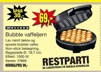 Harald Nyborg Bubble vaffeljern tilbud