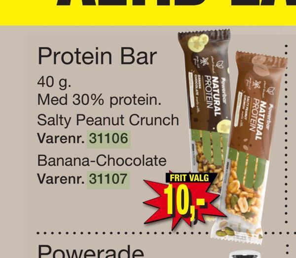 Protein bar tilbud hos Harald