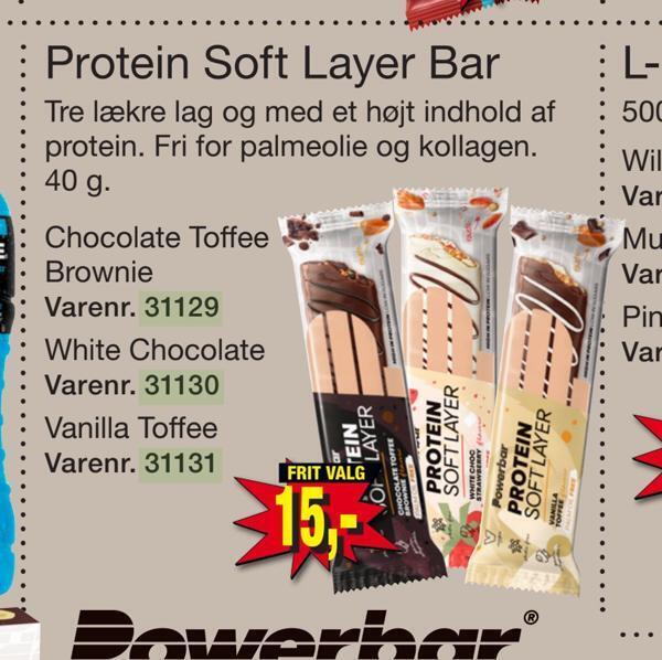 Protein soft layer bar tilbud hos Harald