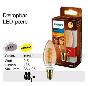 Harald Nyborg Dæmpbar led-pære tilbud