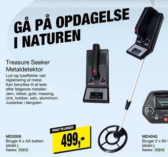 Harald Nyborg Treasure seeker metaldetektor tilbud