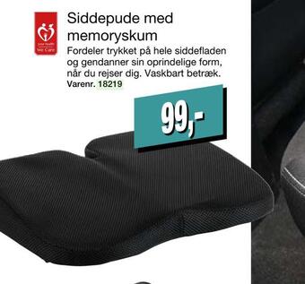Harald Nyborg Siddepude med memoryskum tilbud