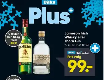 Bilka Jameson whisky tilbud