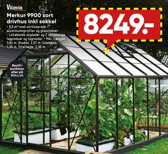 Bilka Vitavia drivhus tilbud