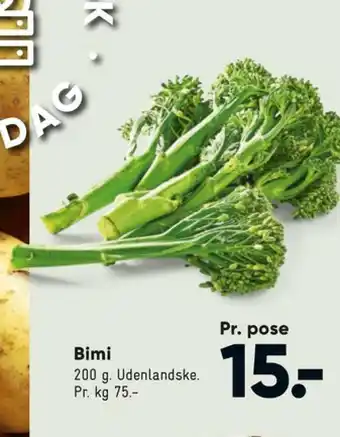 Bimi aspargesbroccoli