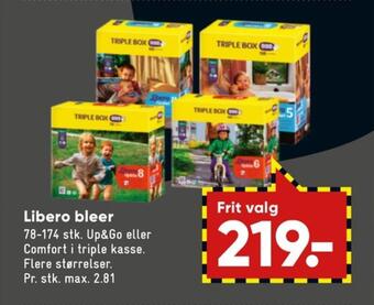 Bilka Comfort bleer str 4 7-11 kg tilbud