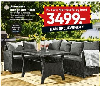 Bilka Ukendt loungesæt tilbud