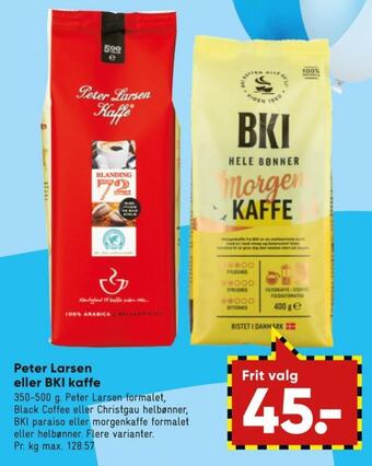 Bilka Blanding 72 kaffe formalet tilbud