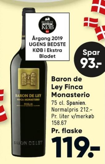 Bilka Ukendt spansk rødvin tilbud