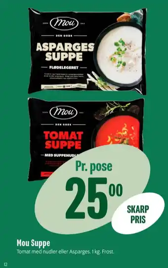 Min Købmand Mou aspargessuppe tilbud