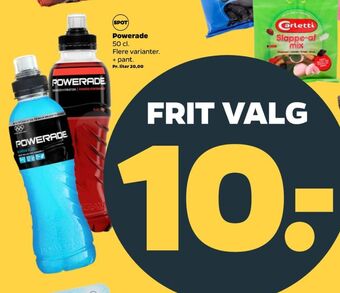 Netto Powerade energidrik tilbud