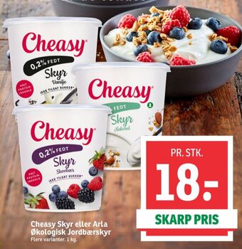 SPAR Cheasy skyr skovbær tilbud