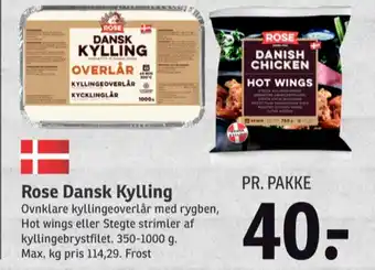 SPAR Rose kyllingeoverlår tilbud