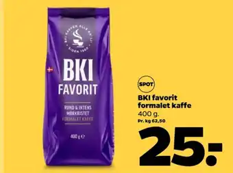 Netto Favorit kaffe formalet tilbud