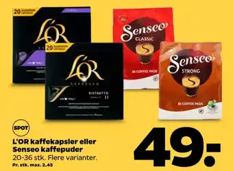 Lor kaffekapsler