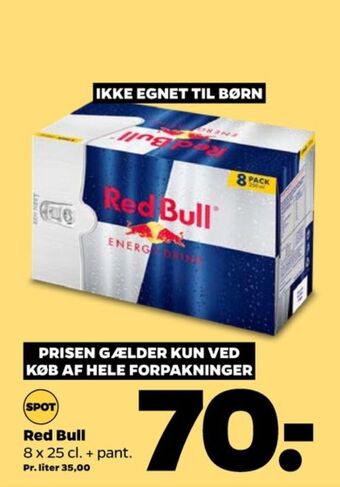 Netto Red bull energidrik tilbud