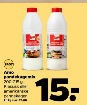 Netto Amo pandekagemix klassiske tilbud