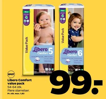 Netto Comfort bleer str 5 10-14 kg tilbud