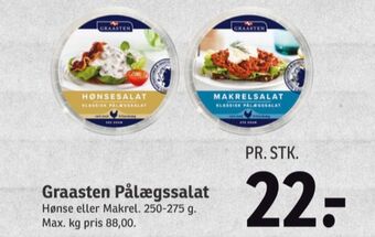 SPAR Graasten hønsesalat tilbud