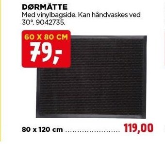 jem & fix Dørmåtte tilbud