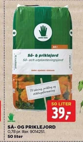 Så- og priklejord