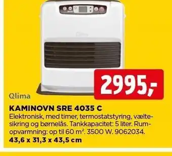 jem & fix Qlima kaminovn sre 4035 c tilbud