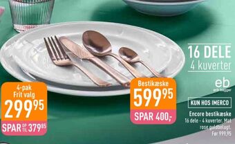 Imerco Encore bestik tilbud