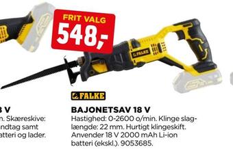 jem & fix Bajonetsav 18 v tilbud