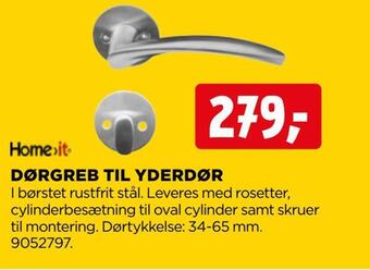 jem & fix Dørgreb til yderdør tilbud