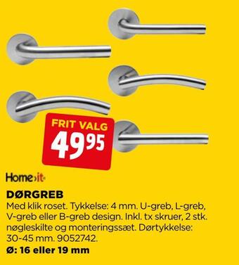 jem & fix Dørgreb tilbud