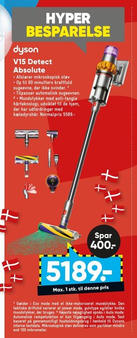 Bilka Dyson V15 Detect Absolute tilbud
