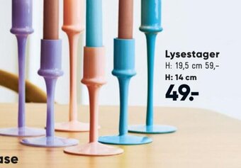 Bilka Lysestager tilbud