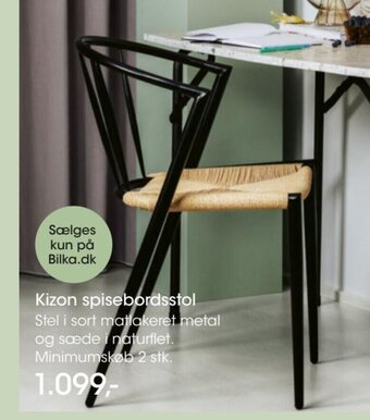 Bilka Kizon Spisebordsstol tilbud