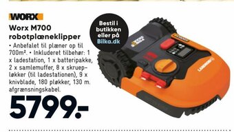 Bilka Worx M700 Robotplæneklipper tilbud