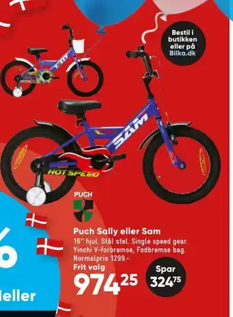 Bilka Puch Sally eller Sam tilbud