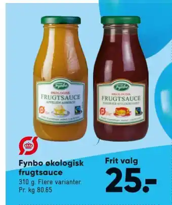 Bilka Fynbo Økologisk Frugtsauce tilbud