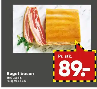 Bilka Røget Bacon tilbud